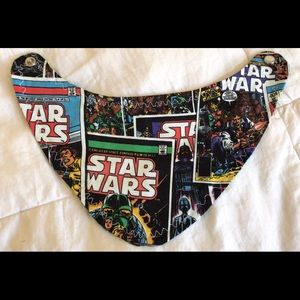 Star Wars Handkerchief Reversible Baby Bib
